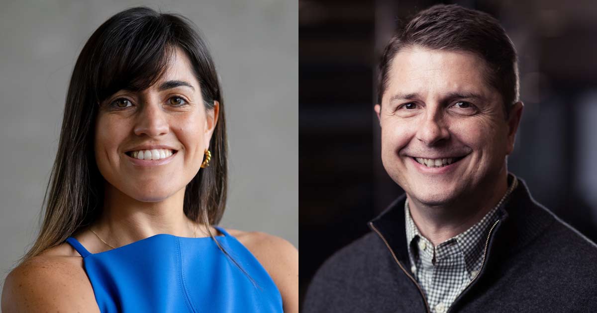 Giuiliana Corbo, CEO de Nearsure, y Priit Alame, fundador y CEO de Nortal
